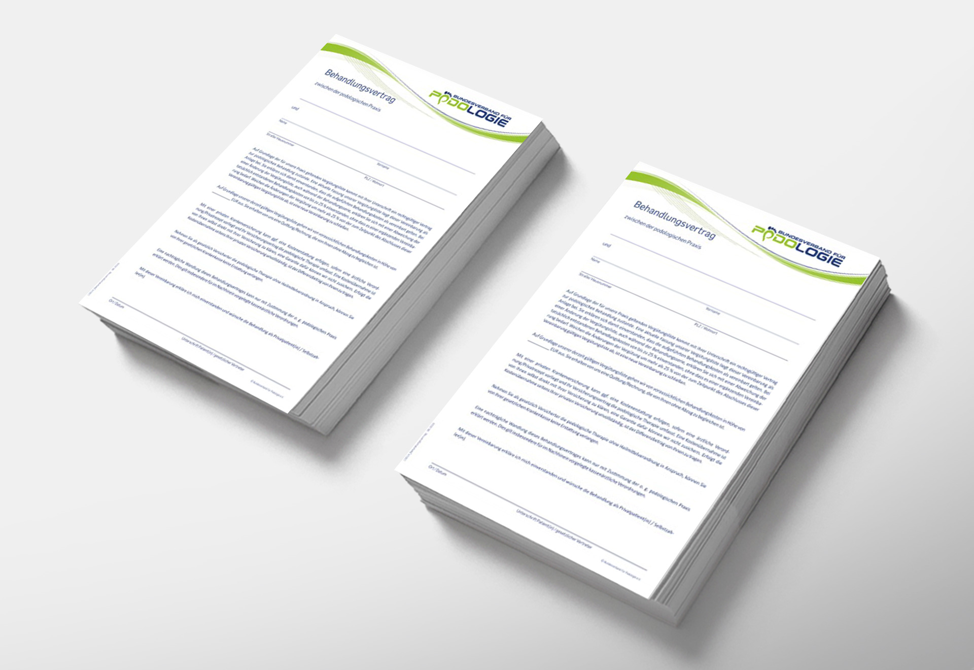 BV-Podologie_Produktbild_Behandlungsvertrag_Patientenvereinbarungen